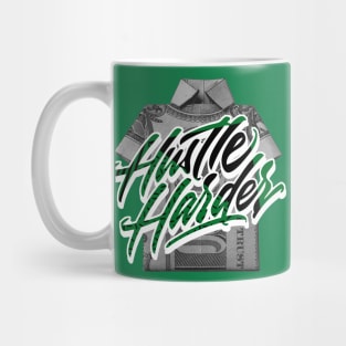 Hustle Harder Pine Green Mug